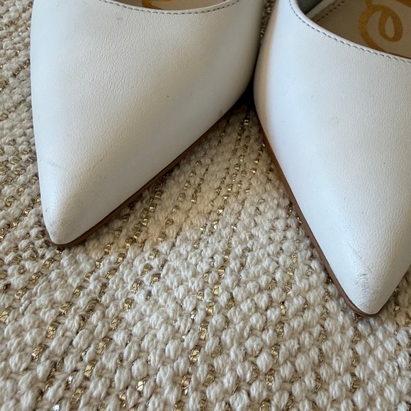 Spring 🌷 🐣 White Pointed Toe Heels - Picture 4 of 7